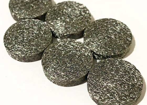 AISI304 14X10mm Compressed Knitted Wire Mesh For Snow Foam Lance Filter