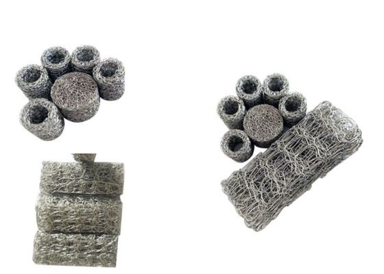 Flexible 20*60mm Compressed Knitted Wire Mesh Providing Excellent Filtration and Structural Stability in Industrial Applications