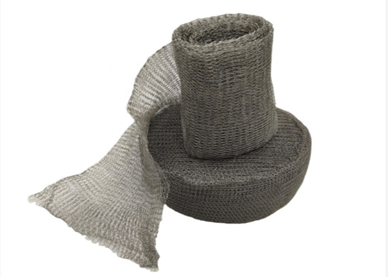 Customized Pure Red Copper Knitted Mesh 1.3m Stopper Blocker Corrugated Shape
