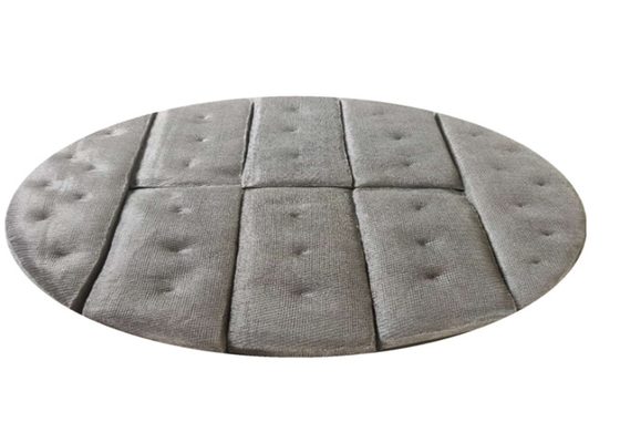 SS316L Knit Mesh Demister Pad with 500mm Width and Irregular Hole for Corrosion Resistant and Thermal Shock Resistance