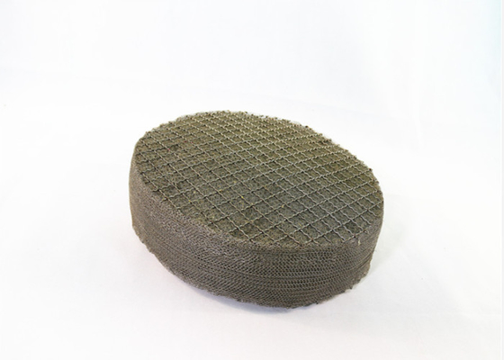 SS316L Knit Mesh Demister Pad with 500mm Width and Irregular Hole for Corrosion Resistant and Thermal Shock Resistance