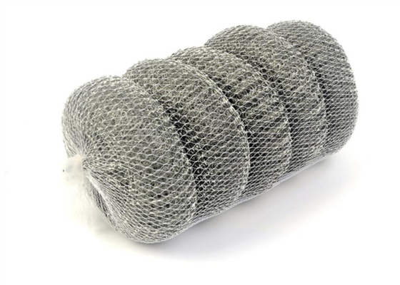 5pcs 20Gram Kitchen Cleaning Ball , Stainless Steel Galvanized Mesh Scourer OEM
