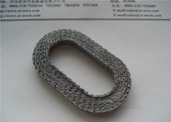 ISO9001 Knitted Wire Mesh Gasket OD 65mm Height 3-150mm For Damping