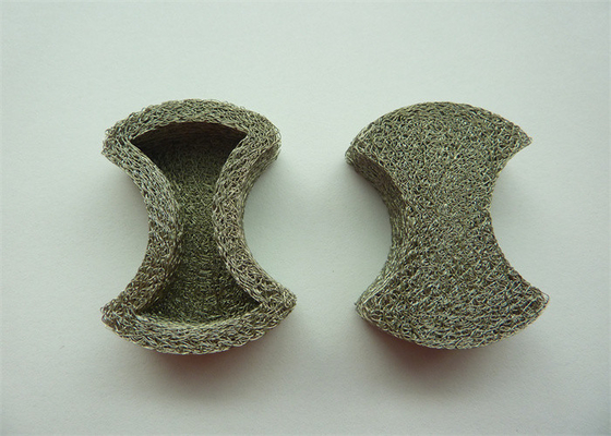 Knitted Wire Mesh Washer Stainless Steel Wire 0.12mm 35mm Elastic Core Clad ISO9001