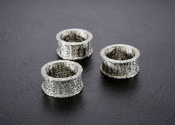 Silver Color 304 Steel Knitted Wire Mesh Gasket For Egr Cooler