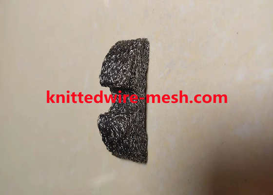 Special Shaped W Shape Knitted Wire Mesh Gasket Stainless Steel 0.11mm