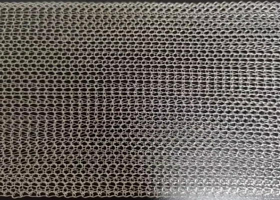 Metal 316 310 Ss Knitted Wire Mesh 30mm Width For Filter