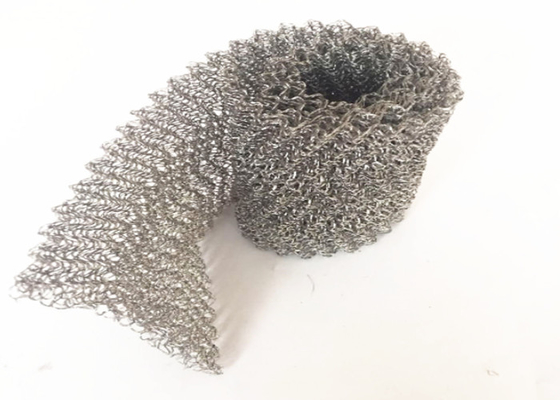 Pure Nickel Knitted Wire Mesh High Temperature Resistance For Demister Pad