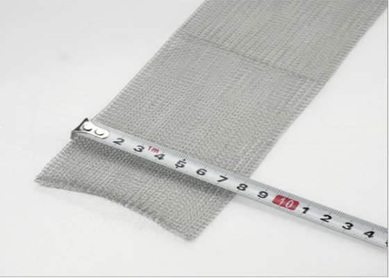 Pure Nickel Knitted Wire Mesh High Temperature Resistance For Demister Pad