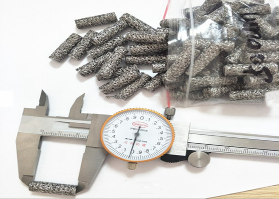 2.5CM Stainless Steel Knitted Wire Mesh Rolls For Screens