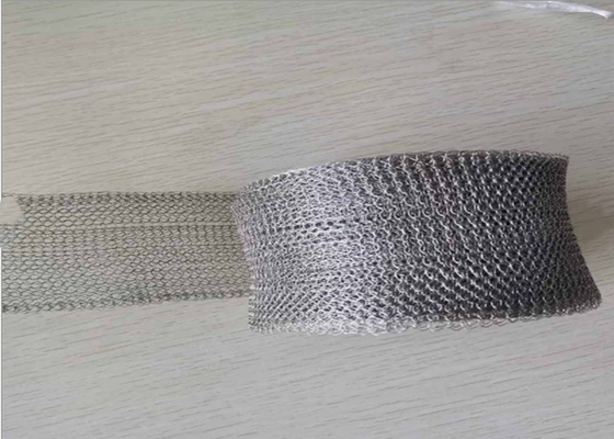 Stainless Steel Gas Liquid Knitted Filter Wire Mesh 0.18mm Diameter 280 Mm