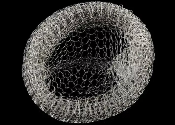 3*3mm Size Fabric Knitted Copper Mesh For Stainless Steel Gas Liquid Filter