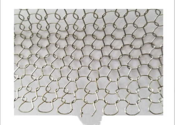 Stainless Steel Gas Liquid Knitted Filter Wire Mesh 0.18mm Diameter 280 Mm