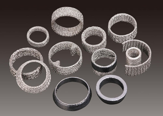 Aisi 310s Compressed Knitted Wire Mesh 0.18mm Diameter 20-500mm Thickness