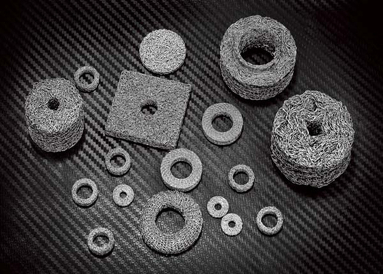 Aisi 310s Compressed Knitted Wire Mesh 0.18mm Diameter 20-500mm Thickness