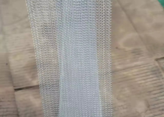 Stainless Steel 304 Knit Wire Mesh With Ripple Corrugated