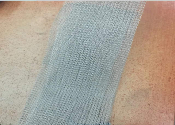 Stainless Steel 304 Knit Wire Mesh With Ripple Corrugated