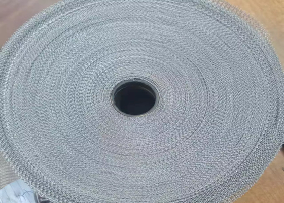 Stainless Steel Knitted Wire Mesh For Filter And Shielding Fabrics Ss 304 316l 430