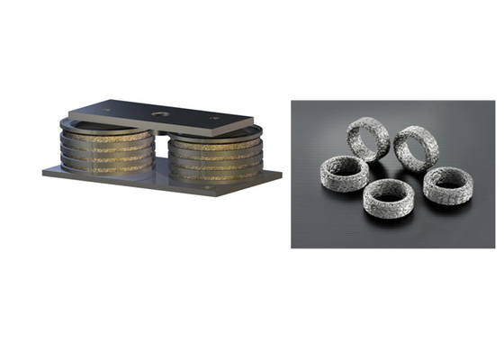 Cylindrical Shape Od80mm Metal Cushion Dampers For Shock Absorption