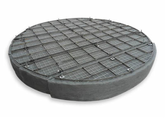 Plastic / Stainless Steel Mesh Pad Demister Dia 100mm For Steam Tower