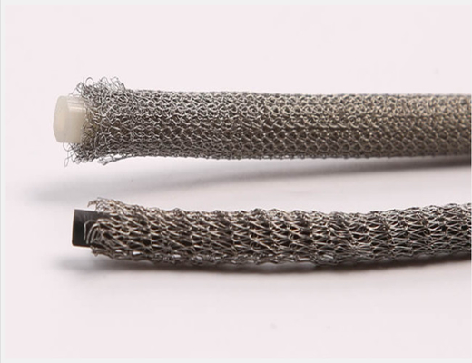 Cylinder Knitted Woven Wire Mesh Washers Compressed 30m for EMI Shielding