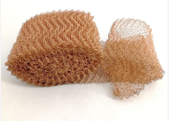 Knitted Copper Wire Mesh Tape 0.23mm 100mm Width 95% Filter
