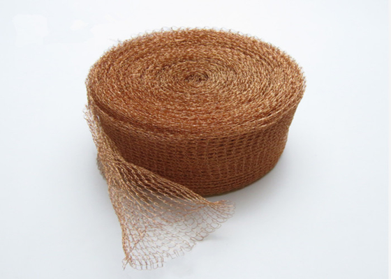 Red Copper Gas Liquid Filter Screen 500mm Width 0.28mm Flat Type Mesh