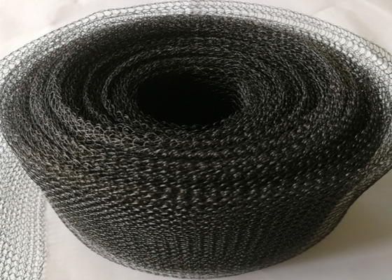 99% Filter Knitted Stainless Steel Mesh 25-400mm Sample Avaliable