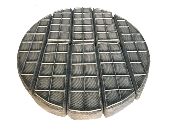 SS304 Knitted Mesh Pad Demister 600mm Crimped Type For Petroleum