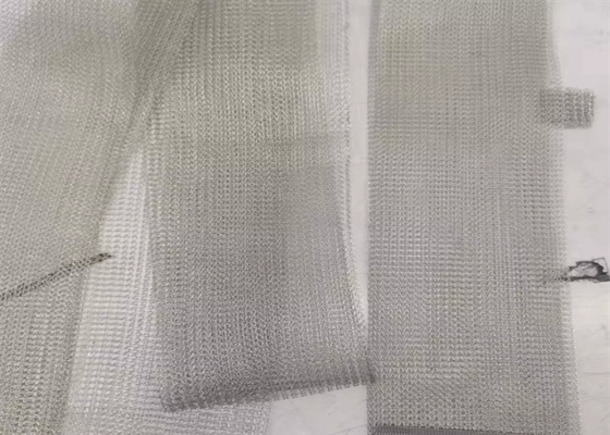 Metal 316 310 Ss Knitted Wire Mesh 30mm Width For Filter